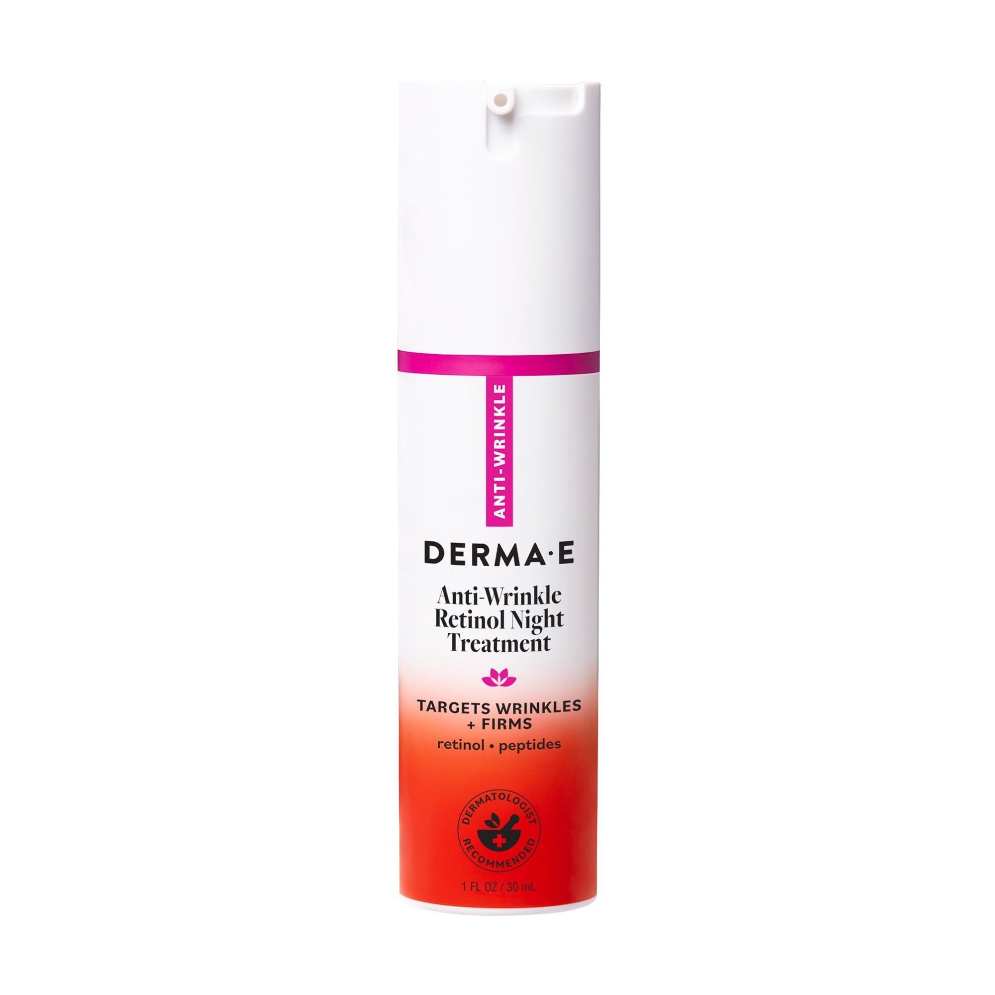 Нічний засіб для обличчя Derma E Anti-Wrinkle Retinol Night Treatment проти зморщок, з ретинолом, 30 мл